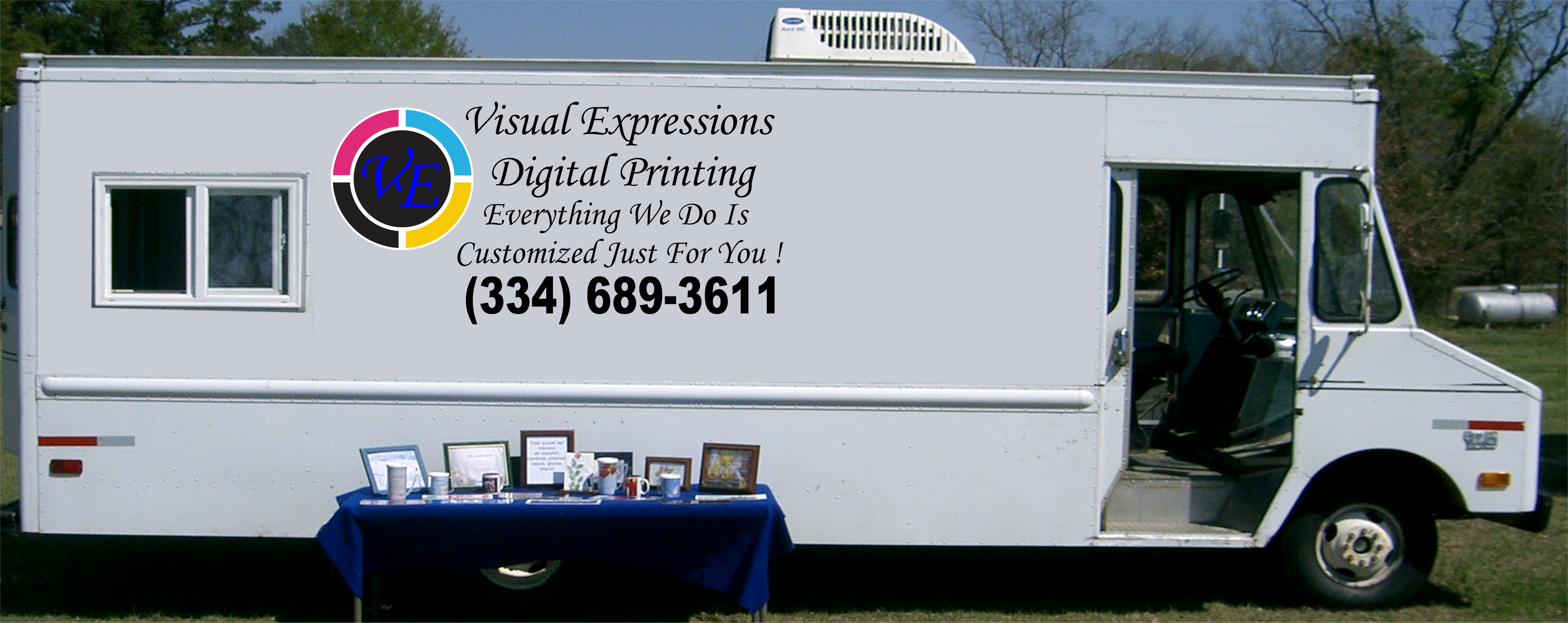 Stepvanie mobile personalization vehicle at a live event